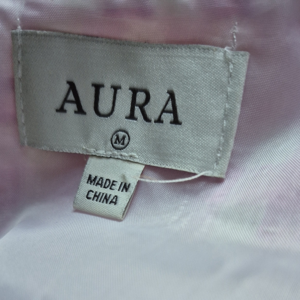 Aura Retro Style Pink Gingham Dress - Womens‎ Size Medium - Picture 6 of 6